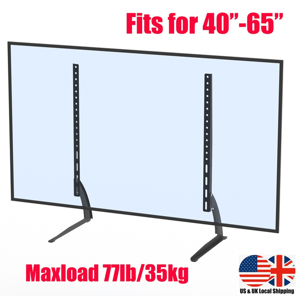 Universal Table Top TV Legs TV Stand for 40"65" Inch Flat Panel Screen TVs Height Adjustable