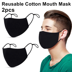 Cotton, blackmask, washablemask, protectivemask