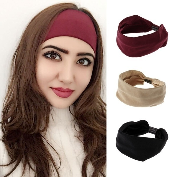 1 Pcs Women's Style Hair Band Casual Headband Female Woman Hair Accessories Hair Bows Wish