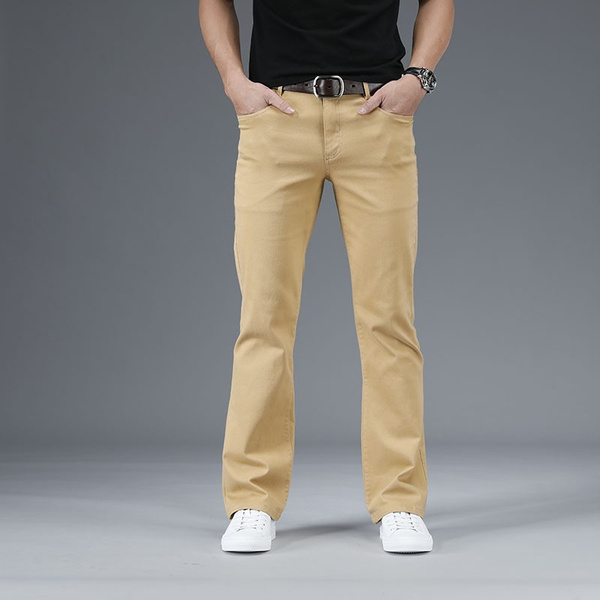 mens khaki bell bottoms