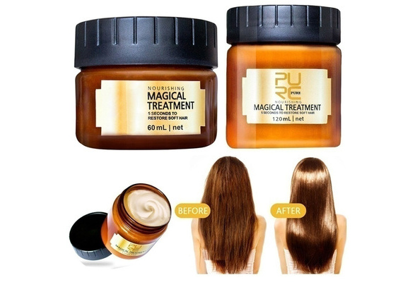 60/120ml PURC Hair Mask Magical Treatment Mask 5 Seconds Damage Restore Soft Hair Pure Keratin Hair & Treatment Hair Mask | Wish