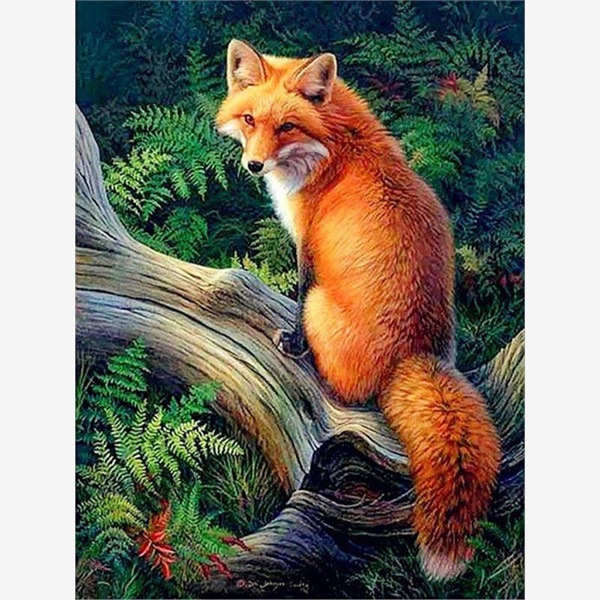 Crystal Art Foxes Diamond Painting