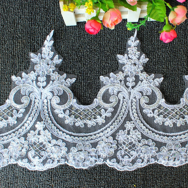 Bridal lace hot sale applique