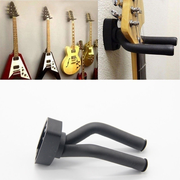 1 Pcs Guitar Hanger Hook Holder Wall Mount Stand Rack Bracket Display Bass S Accessories Wish - Wall Mount For Bass Guitar