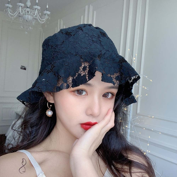Sun Hat Bucket Hats Lace Fisherman Hat 