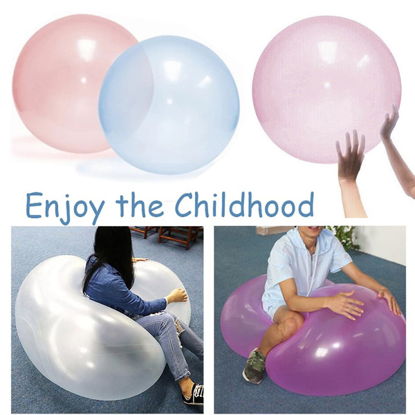 the amazing giant bubble ball