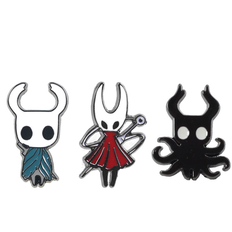 Game Hollow Knight Pins Metal Brooch Pin Cartoon Badge On Backpack Clothing Decorative Bag Brooches Fashion Jewelry Wish