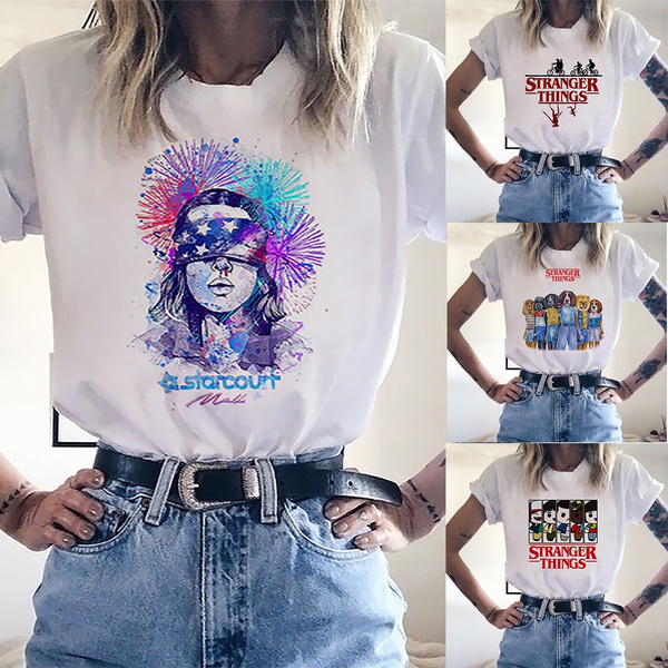 Stranger Things Season 3 T Shirt Men Women Upside Down Eleven Tshirt Male Graphic T Shirt Top Tee Shirts Funny Clothing Harajuku Wish