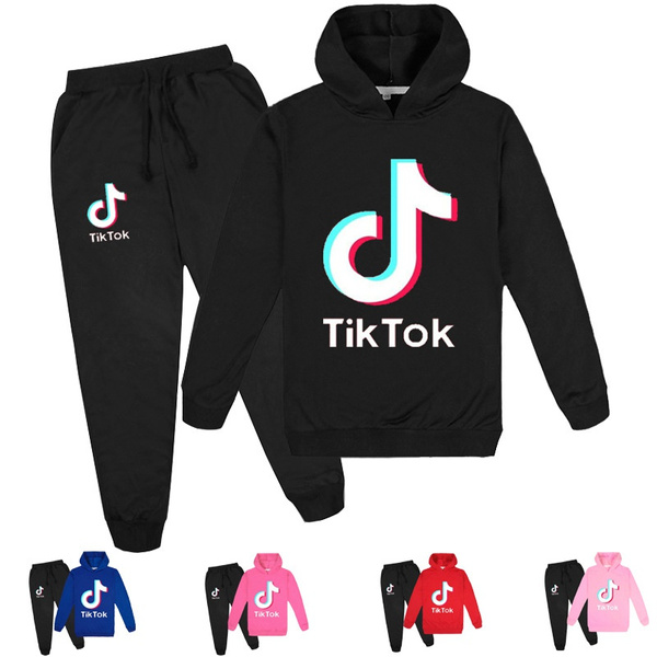 TIK ToK Hoodie and Pant Set Unisex Sweater Pants Fashion Trendy Printed Clothes TIK ToK Hoodie and Pant Set Unisex Sweater Pants Fashion Trendy Printed Clothes