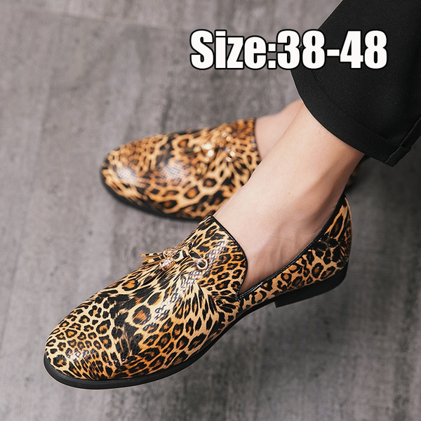 leopard print shoes mens