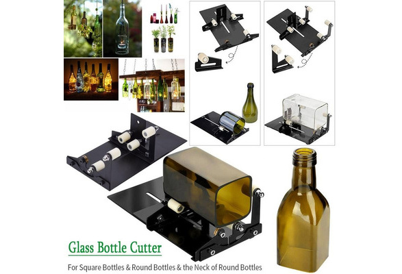 2020 Upgrade Version) Square & Round Bottle Cutting Machine Wine