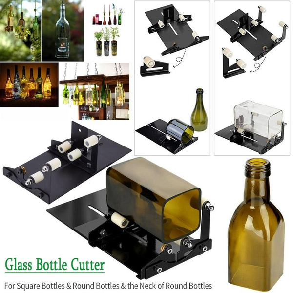 2020 Upgrade Version) Square & Round Bottle Cutting Machine Wine