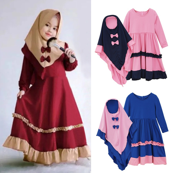 Kids 2025 hijab dress