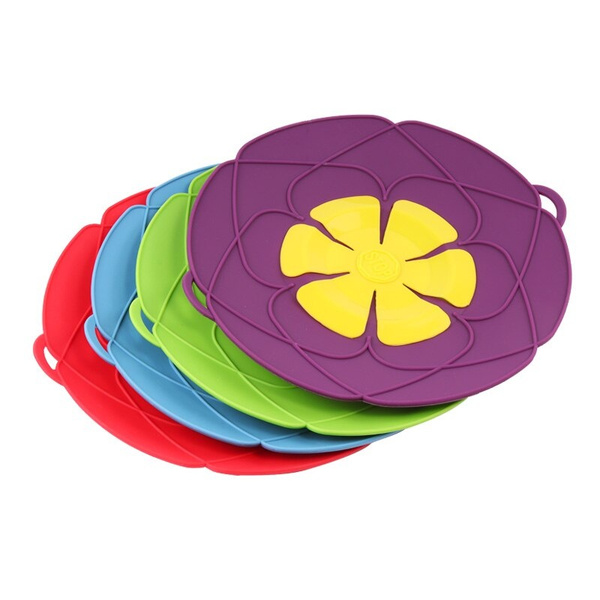 26cm Silicone lid Spill Stopper Cover For Pot Pan Cooking Tools