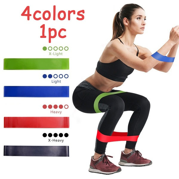 Yoga Rubber Resistance Bands Heavy Pull Ring For Gym Exercise Fitness Training