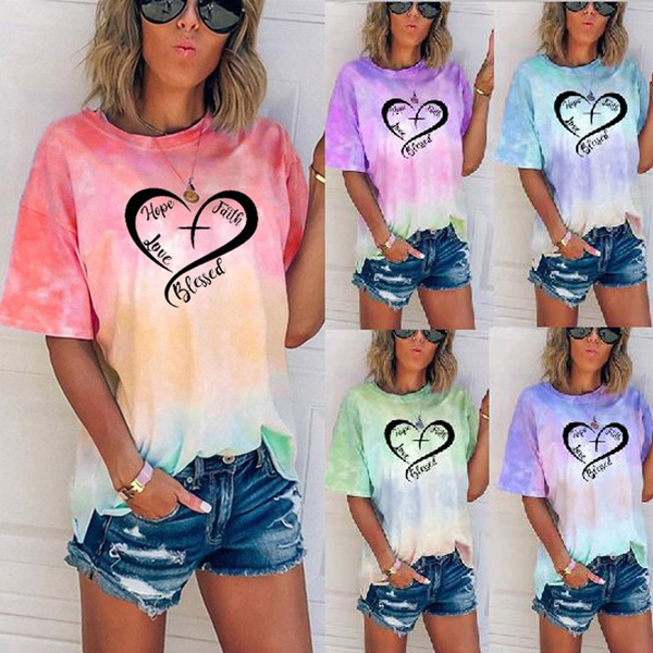 faith tie dye shirt