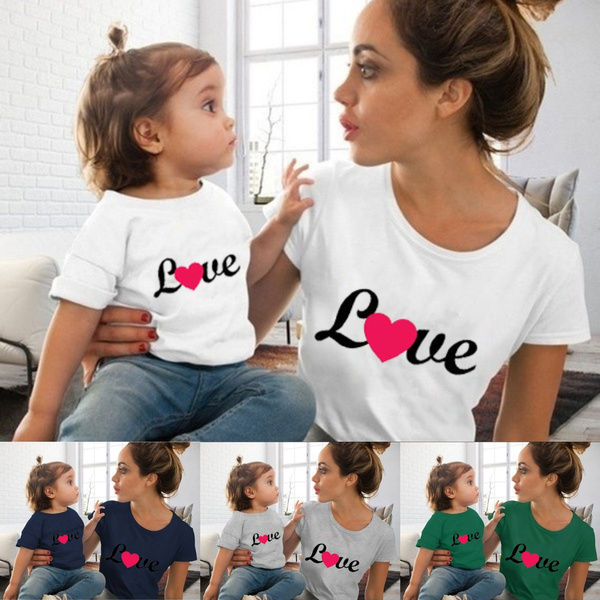 Daughter or Son Short Sleeve Heart 