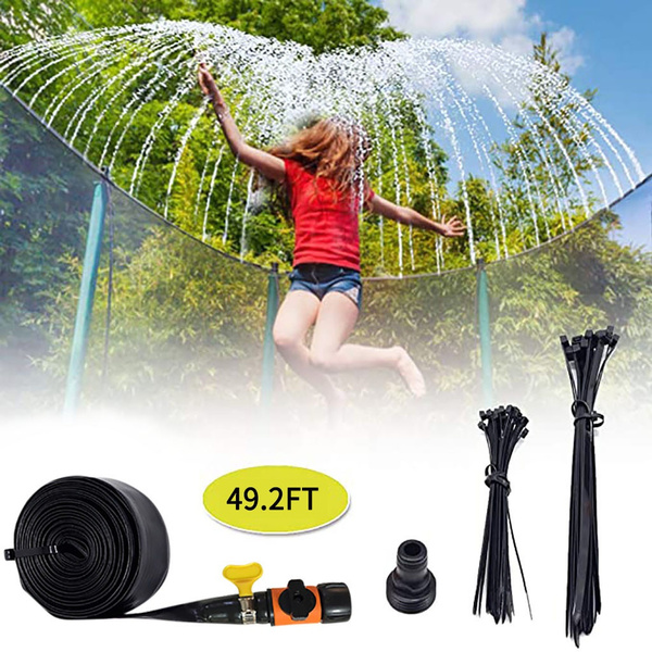 Trampoline Sprinkler, Outdoor Water Park Sprinkler for Kids Summer Fun