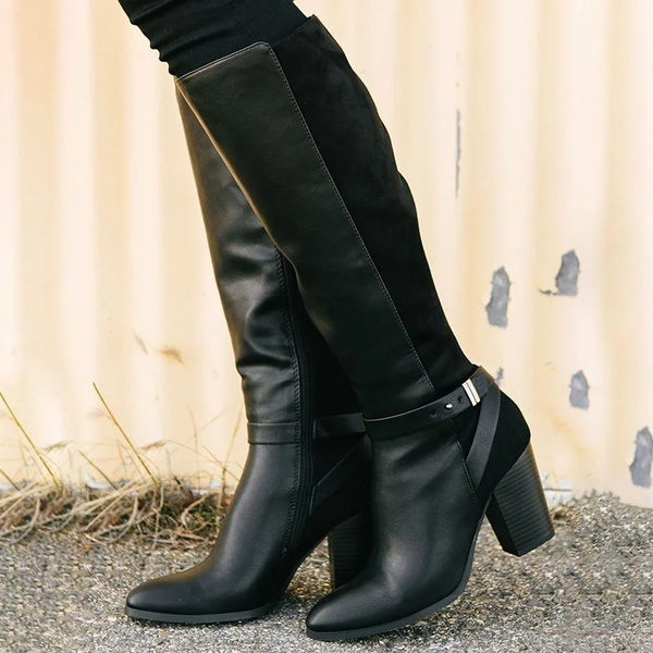 slim biker boots