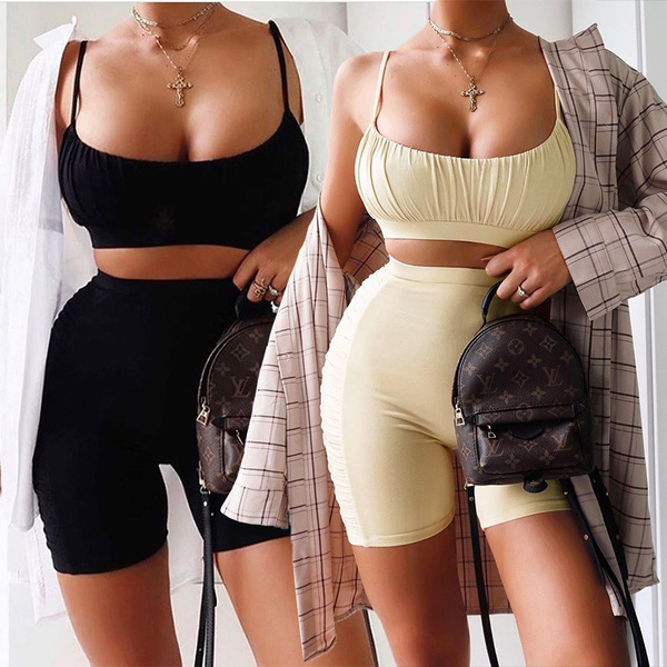 Sports Outfits Strappy Crop Bralette 