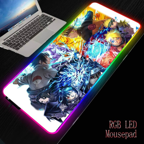 Naruto Rasengan Vs Sasuke Chidori Mouse Pad Gaming Mousepad Large Mouse Pad Gamer Mause Carpet Pc Desk Mat Keyboard Pad Wish