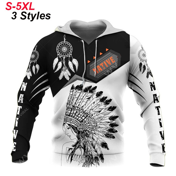native print hoodies