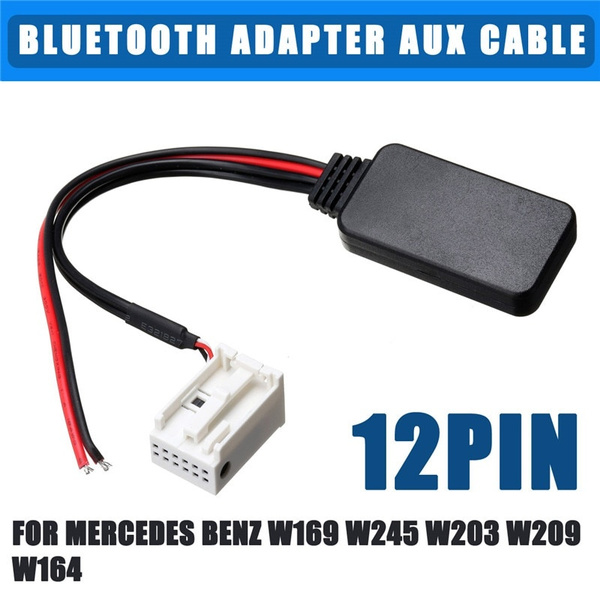 12Pin Car bluetooth Adapter Wireless Radio Stereo Aux Cable For