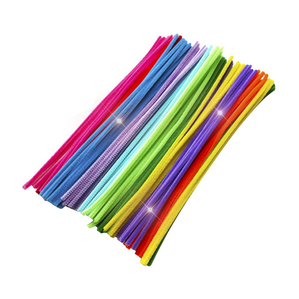 200 Pcs Twisting Sticks Colorful Craft Plush Sticks DIY Materials ...