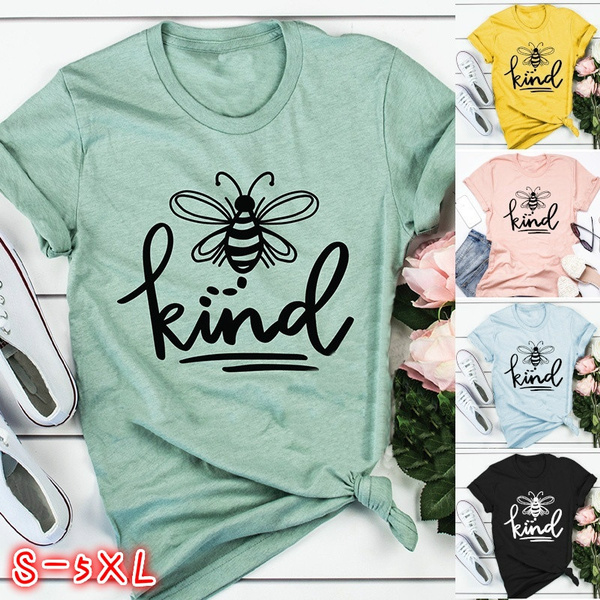 Women's Bee Kind T Shirt Kindness Shirts Be Kind Shirt Bee 