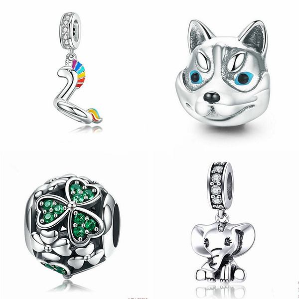Fashion 925 Silver Elephant Charm European Spacer Beads Fit Necklace Bracelet !! Fashion 925 Silver Elephant Charm European Spacer Beads Fit Necklace Bracelet !!