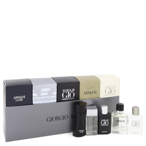 armani mens mini gift set