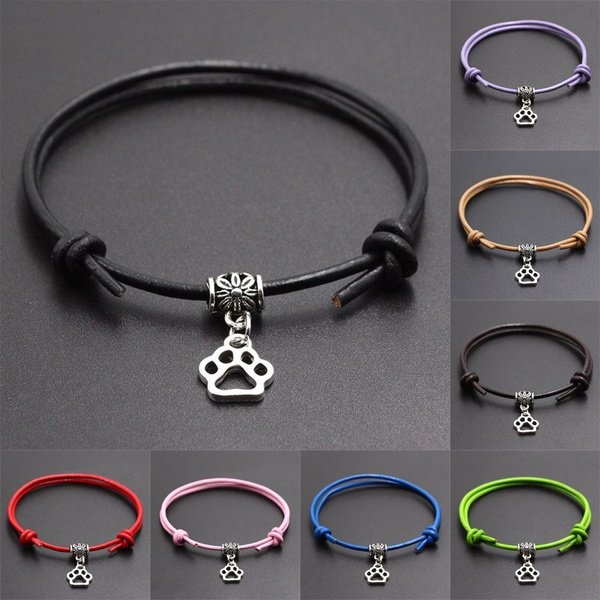 dog paw anklet