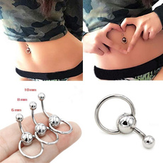 Steel, Punk jewelry, navel rings, Jewelry