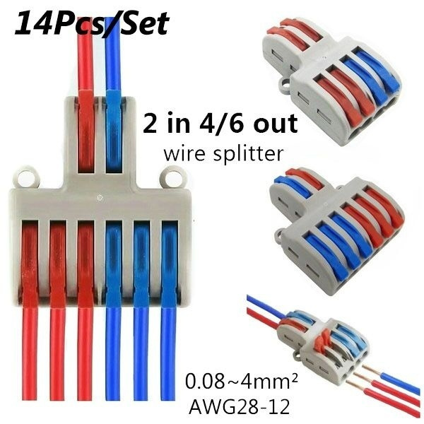 Universal SPL62/SPL42 Fast Compact Wiring Connectors Quick Splitter