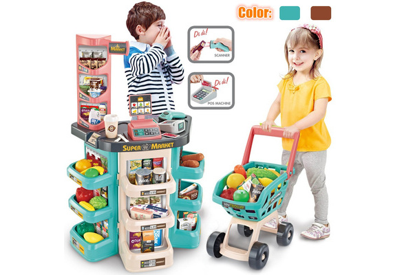 superstore playset with trolley