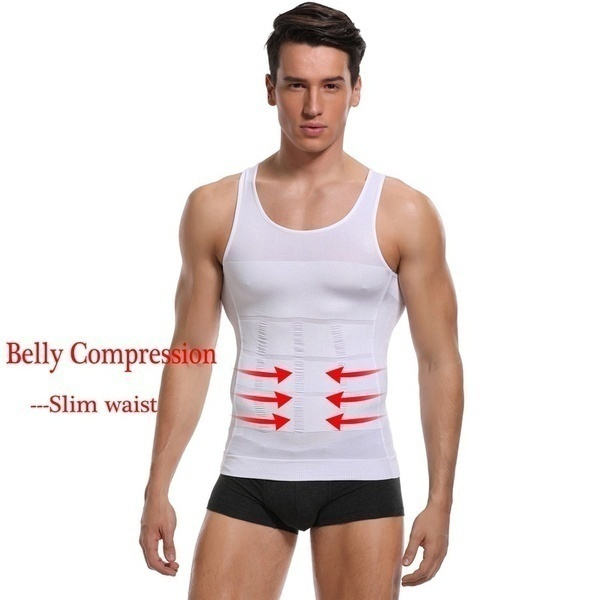 mens belly compression shirt