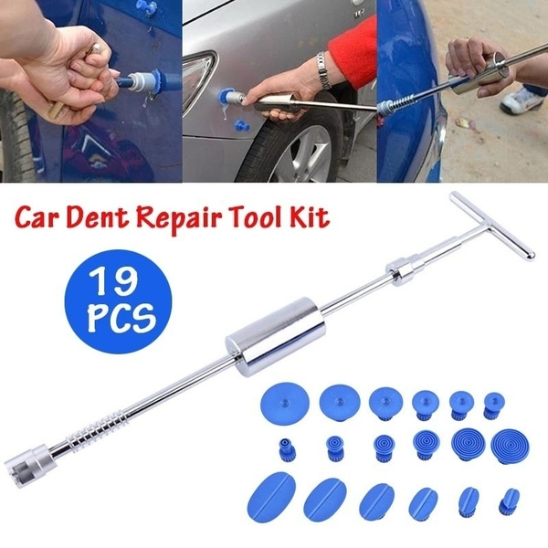 Car Body Dent Removal Metal Dent Puller Hammer Glue 18pcs Glue