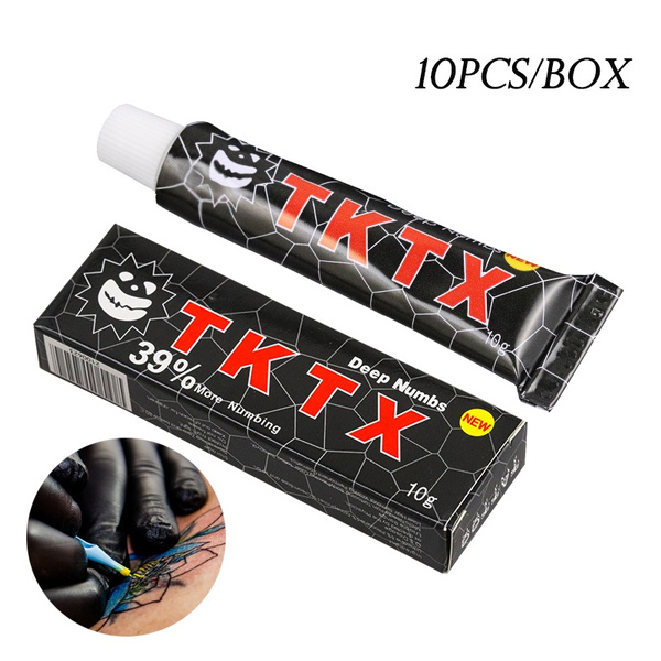 Tktx Creme Blue Topical Anesthetic for Tattoos Fast Numb Cream Semi  Deutschland  TKTXstorecom