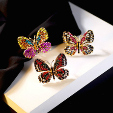 butterfly, cute, fashionbrooch, Colorful