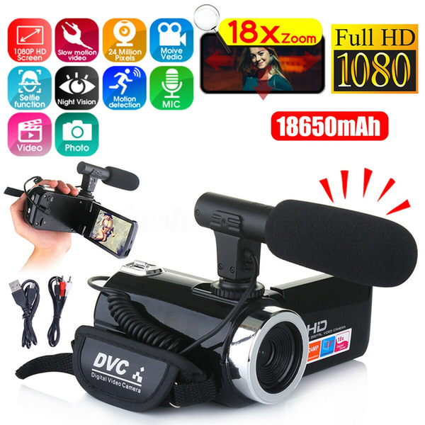 Cámara de video digital de 3.0 pulgadas Videocámara Cámara de vlogging