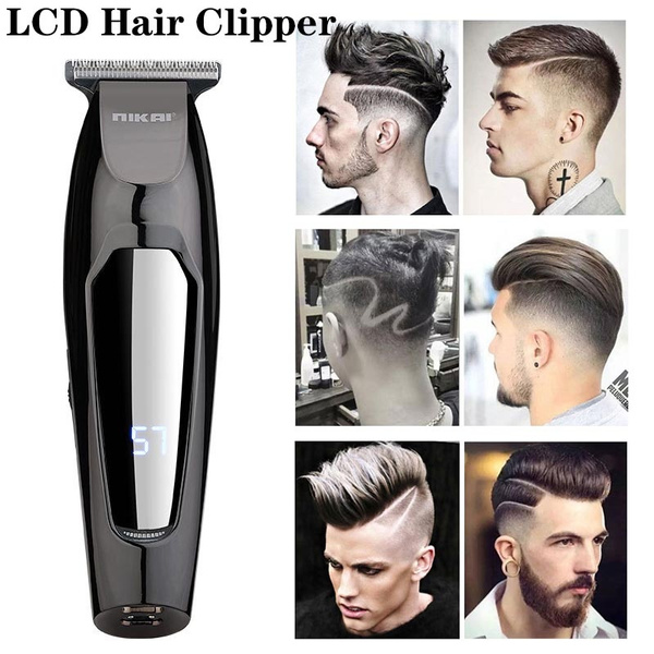 haircut with electric clippers