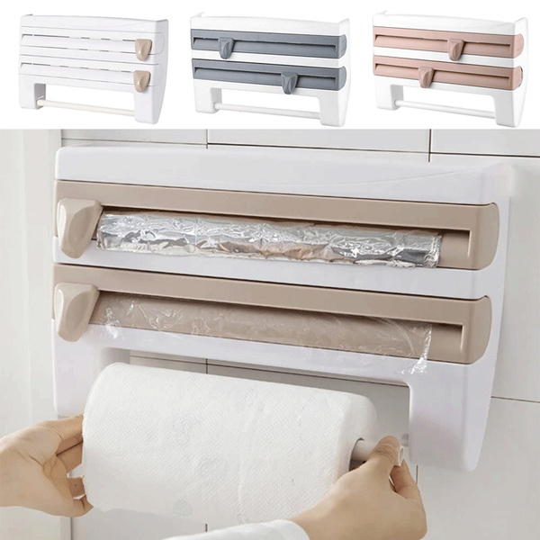 Multi-functional Wall-mounted kitchen Paper Holder Tissue