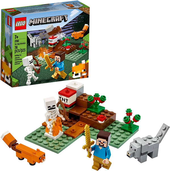 LEGO Minecraft The Taiga Adventure 21162 Brick Building Toy for