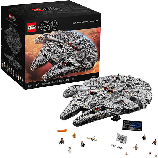 LEGO Star Wars Ultimate Millennium Falcon 75192 Expert Building Kit and  Starship Model, Best Gift and Movie Collectible for Adults (7541 Pieces)  (Standard)