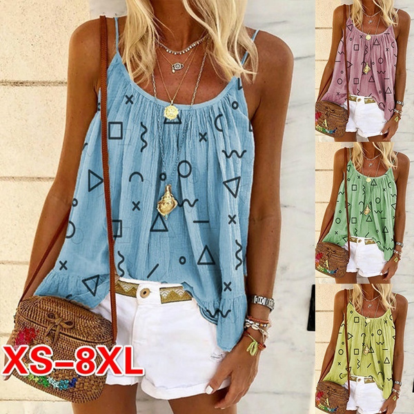 casual sleeveless tops