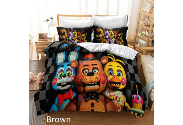 Luxury Bedding Sets Five Nights At Freddy's 3D Children Cartoon Queen King  Size