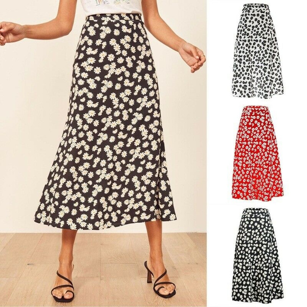 High waisted outlet midi skirt xl