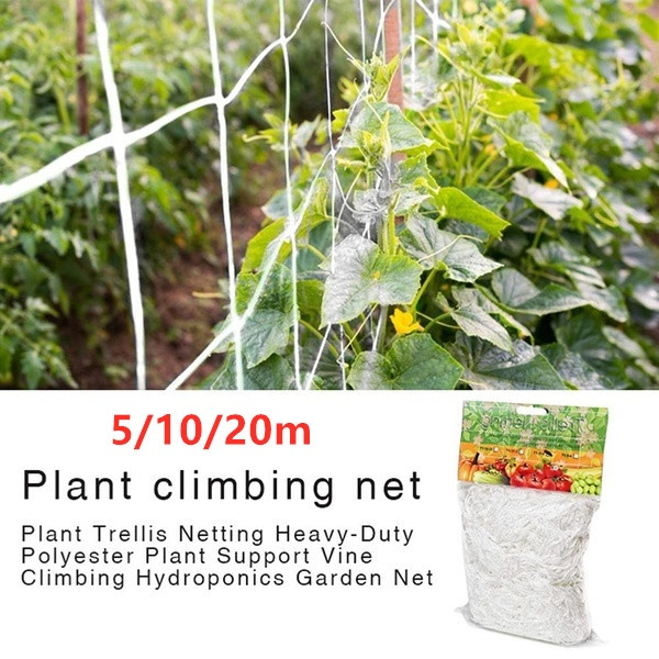 5/10/20M Plant Trellis Netting Polyester Woven Plant Climbing Net Bird ...