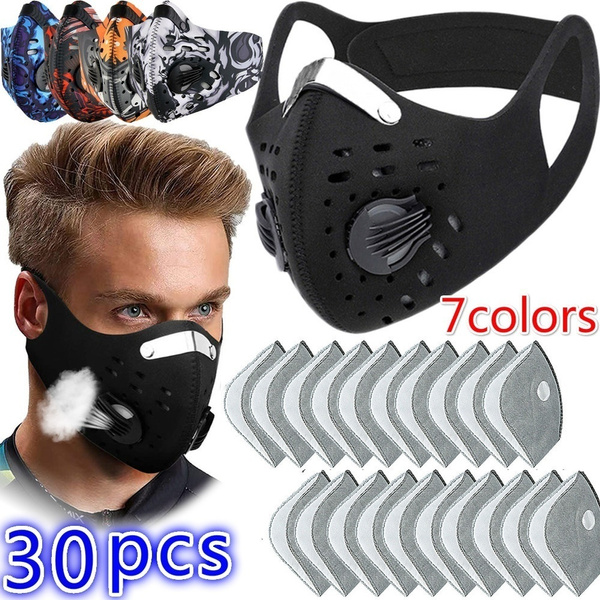 Cycling Face Mask Dust Activated Carbon With Filter Anti-pollution