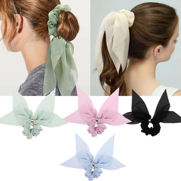 Damen Accessoires fashion summer Ponytail Scarf Elastic Hair Rope for Women  Hair Bow Ties LA1874894